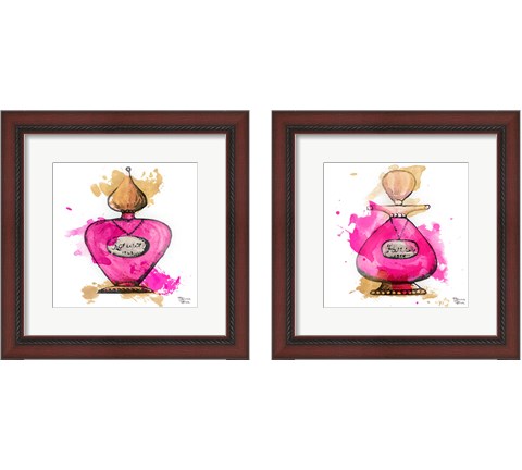 Paris Perfume 2 Piece Framed Art Print Set by Hakimipour - Ritter