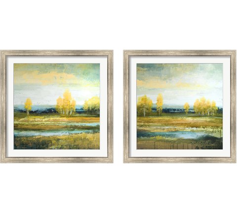 Marsh Lands 2 Piece Framed Art Print Set by Michael Marcon