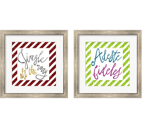 Jingle Sparkle 2 Piece Framed Art Print Set by Elizabeth Medley