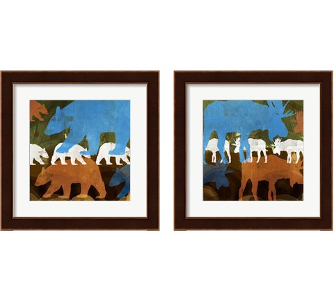 Where the Wild Things Are 2 Piece Framed Art Print Set by Dan Meneely