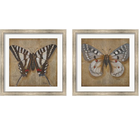 Butterfly  2 Piece Framed Art Print Set by Patricia Pinto