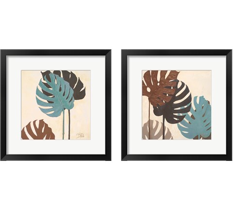 My Fashion Leaves 2 Piece Framed Art Print Set by Patricia Pinto