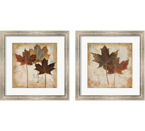 Natural Leaves 2 Piece Framed Art Print Set by Patricia Pinto