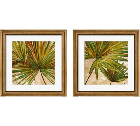 New Palmera Take Two 2 Piece Framed Art Print Set by Patricia Pinto