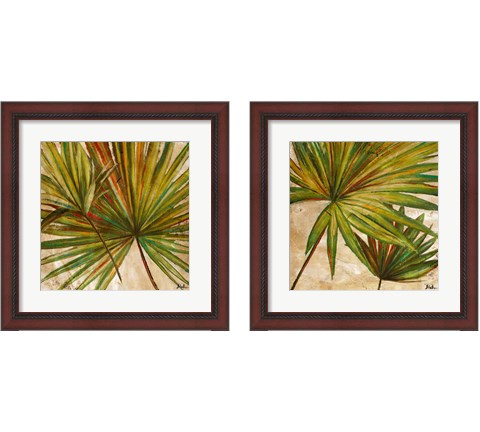 New Palmera Take Two 2 Piece Framed Art Print Set by Patricia Pinto