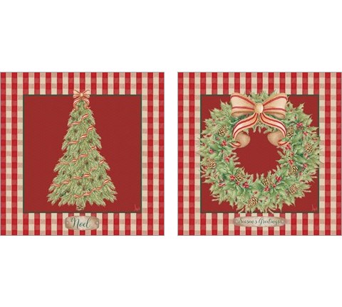 Hometown Christmas 2 Piece Art Print Set by Andi Metz