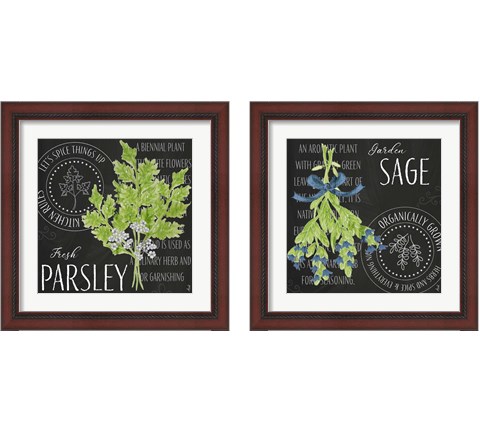 Garden Grown Herbs 2 Piece Framed Art Print Set by Andi Metz