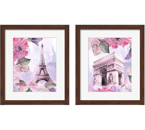 Parisian Blossoms 2 Piece Framed Art Print Set by Lanie Loreth