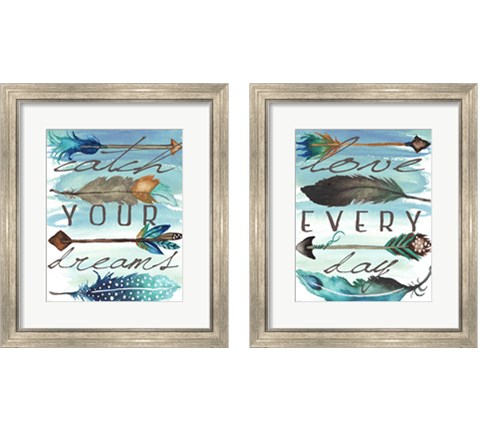 Inspirational 2 Piece Framed Art Print Set by Elizabeth Medley