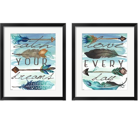 Inspirational 2 Piece Framed Art Print Set by Elizabeth Medley