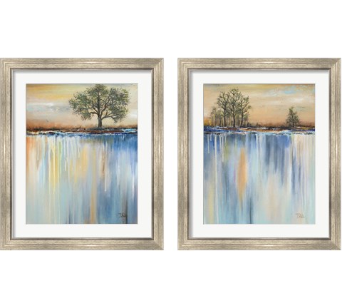 Paysage  2 Piece Framed Art Print Set by Patricia Pinto