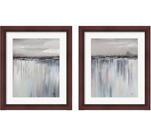 Muted Paysage 2 Piece Framed Art Print Set by Patricia Pinto