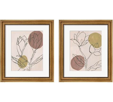 Blush  2 Piece Framed Art Print Set by Melissa Wang