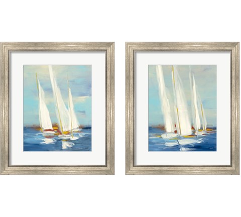 Summer Regatta 2 Piece Framed Art Print Set by Julia Purinton