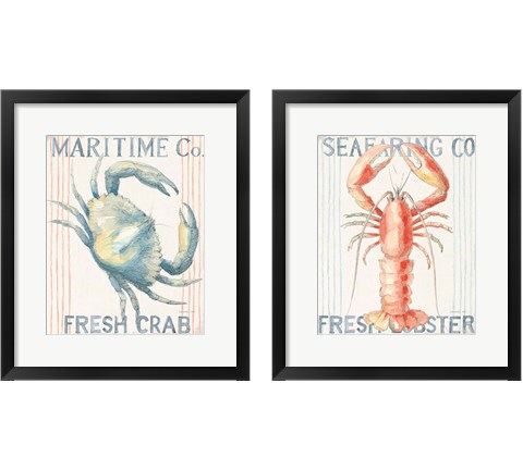 Floursack Nautical  2 Piece Framed Art Print Set by Danhui Nai