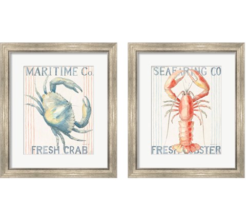 Floursack Nautical  2 Piece Framed Art Print Set by Danhui Nai