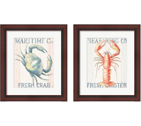 Floursack Nautical  2 Piece Framed Art Print Set by Danhui Nai