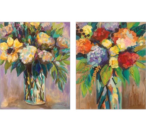 Colorful 2 Piece Art Print Set by Jeanette Vertentes