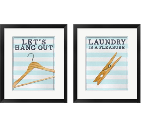 Laundry Lounge 2 Piece Framed Art Print Set by SD Graphics Studio