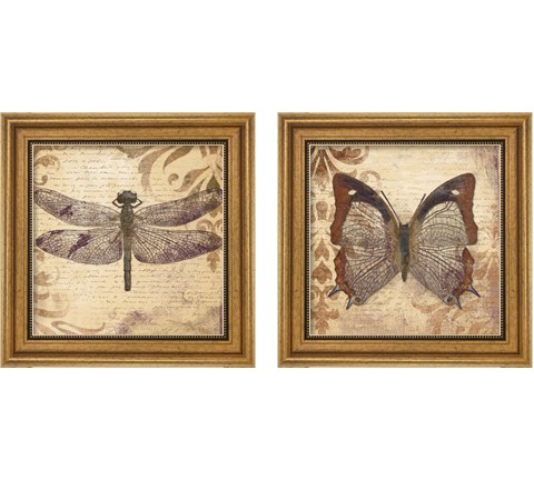 Butterfly 2 Piece Framed Art Print Set by Patricia Pinto