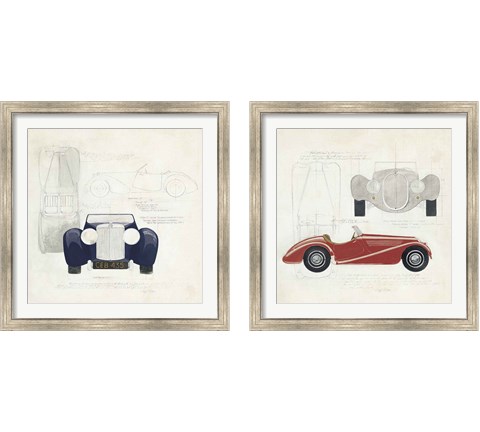 Roadster 2 Piece Framed Art Print Set by Avery Tillmon