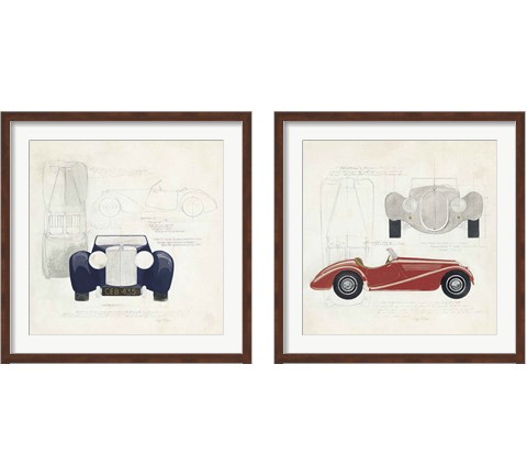 Roadster 2 Piece Framed Art Print Set by Avery Tillmon