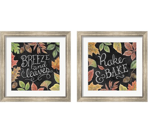 Harvest Chalk 2 Piece Framed Art Print Set by Mary Urban