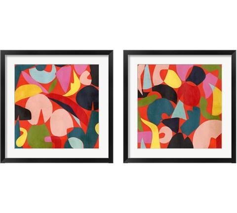 Tomato Prism 2 Piece Framed Art Print Set by Grace Popp