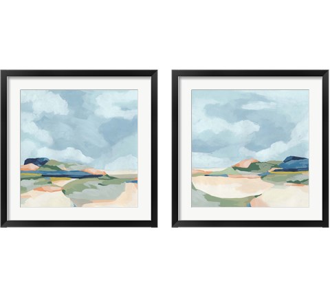 Valley Vista 2 Piece Framed Art Print Set by June Erica Vess