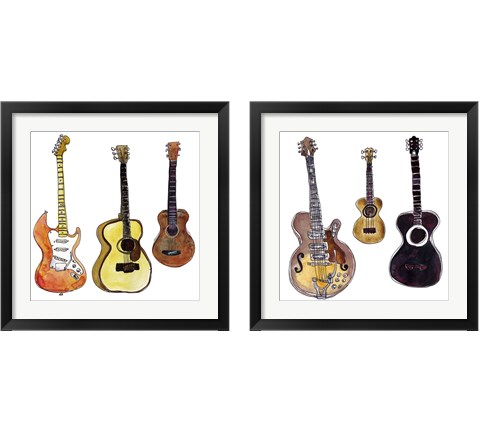 Strummin' 2 Piece Framed Art Print Set by Paul McCreery