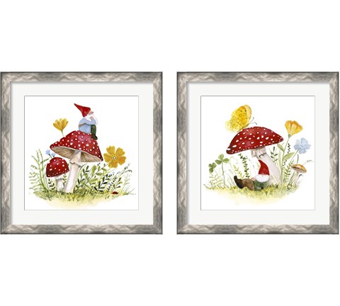 Garden Guardian 2 Piece Framed Art Print Set by Victoria Borges