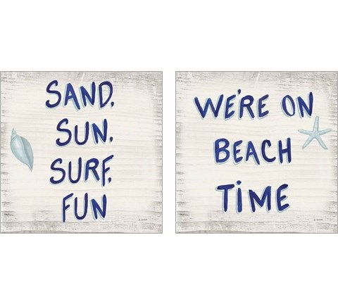 Beach Time 2 Piece Art Print Set by James Wiens