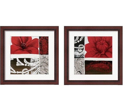 Flora  2 Piece Framed Art Print Set by Jasmin Zara Copley