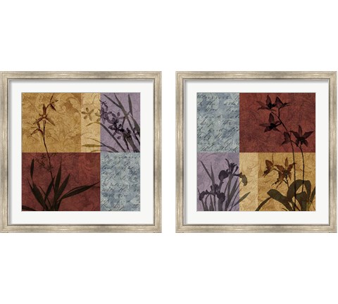 Floral Refrain 2 Piece Framed Art Print Set by Keith Mallett