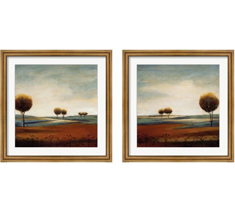 Tranquil Plains 2 Piece Framed Art Print Set by Ursula Salemink-Roos