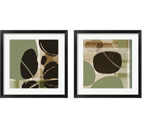 Skipping Stones 2 Piece Framed Art Print Set