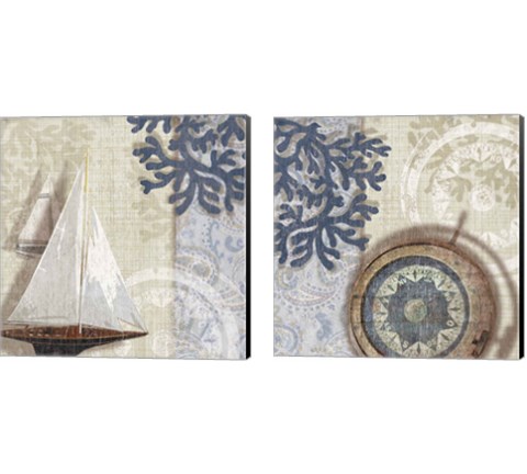 Sailing Adventure 2 Piece Canvas Print Set by Tandi Venter