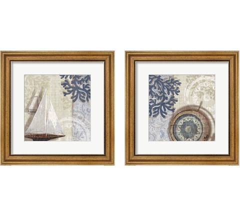 Sailing Adventure 2 Piece Framed Art Print Set by Tandi Venter