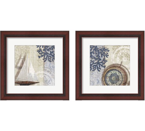 Sailing Adventure 2 Piece Framed Art Print Set by Tandi Venter