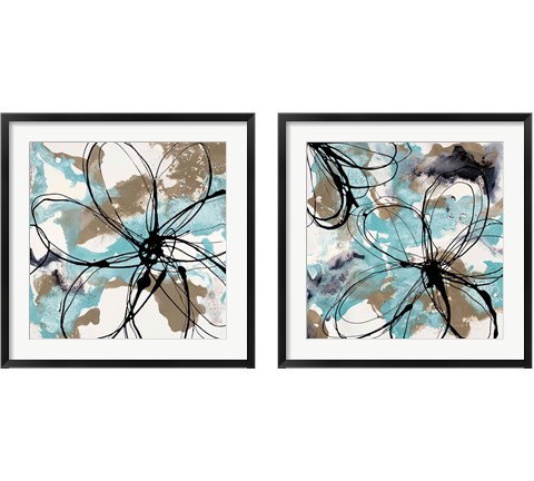 Free Flow 2 Piece Framed Art Print Set by Natasha Barnes