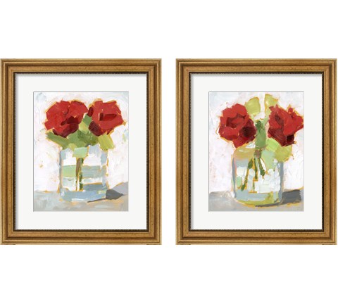 Cut Roses 2 Piece Framed Art Print Set by Ethan Harper