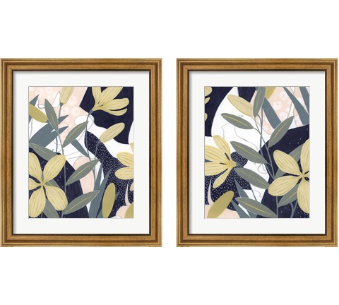 Flores Noche 2 Piece Framed Art Print Set by Grace Popp