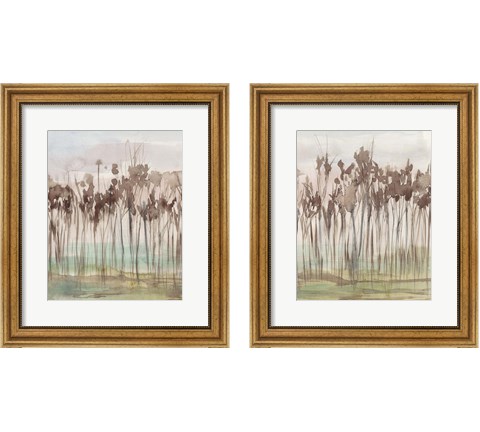 Sienna Treeline 2 Piece Framed Art Print Set by Jennifer Goldberger