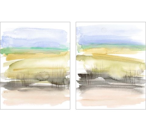 Grassy Marsh 2 Piece Art Print Set by Jennifer Goldberger