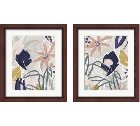 Garden Jumble 2 Piece Framed Art Print Set by June Erica Vess