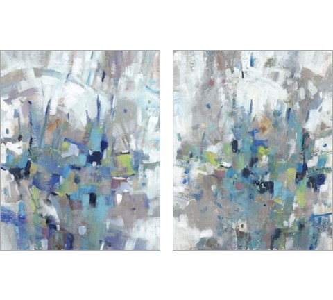 Edgy Blues 2 Piece Art Print Set by Timothy O'Toole