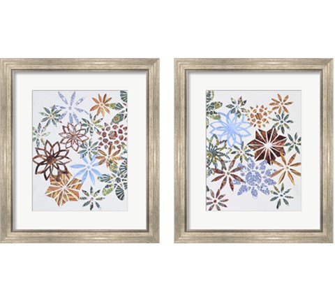 Kaleidoscope Cut Outs 2 Piece Framed Art Print Set by Natalie Avondet