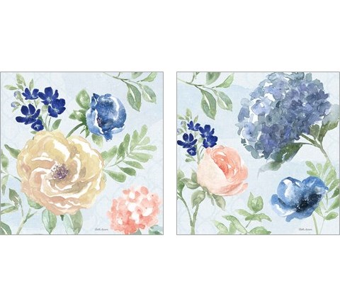 Coastline Botanical 2 Piece Art Print Set by Beth Grove