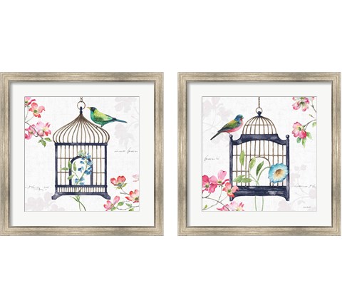 Dogwood Garden 2 Piece Framed Art Print Set by Lisa Audit