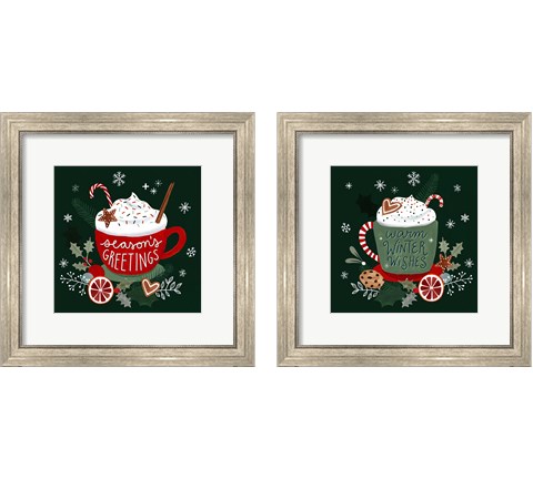 Christmas Comforts 2 Piece Framed Art Print Set by Victoria Borges